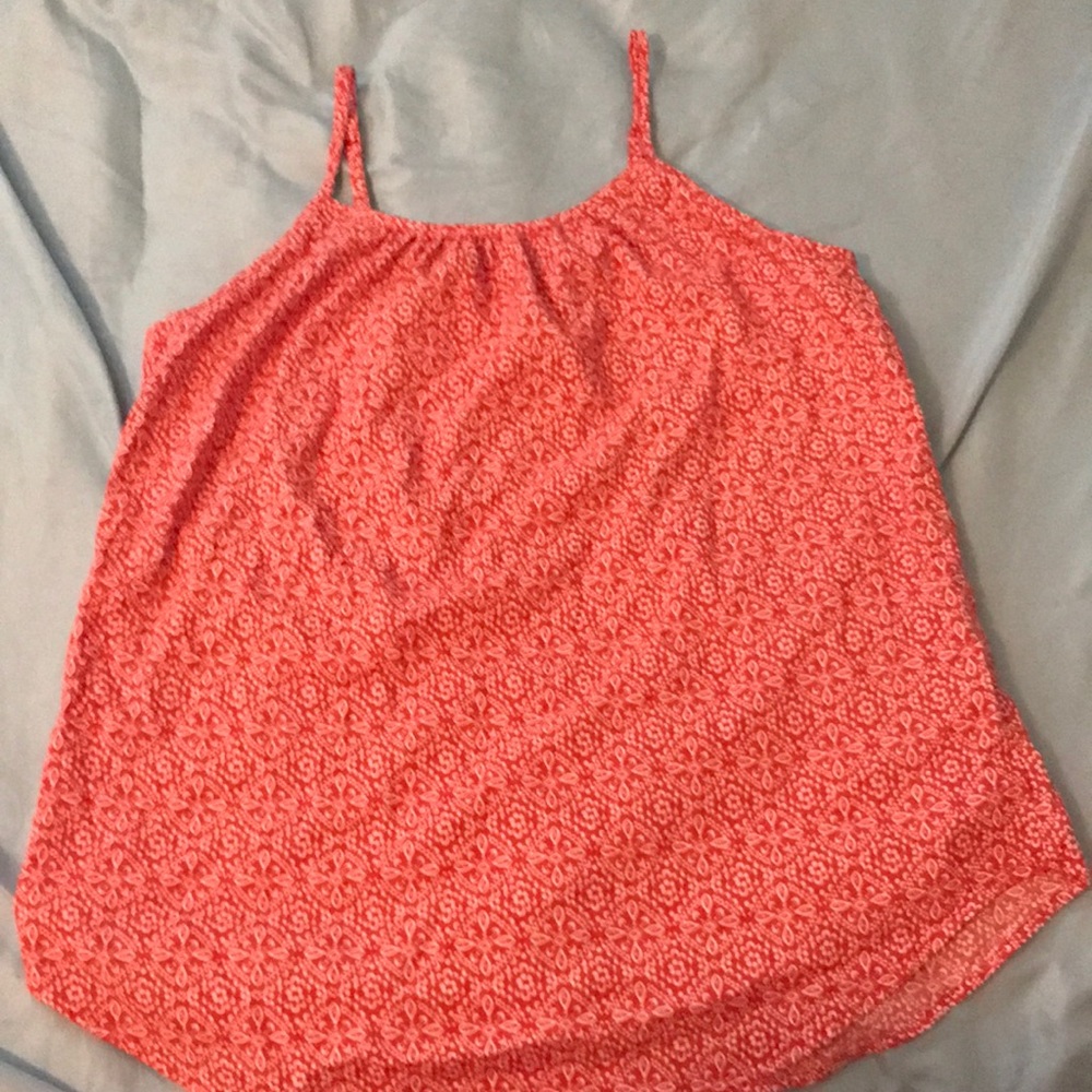 Red fancy tank top